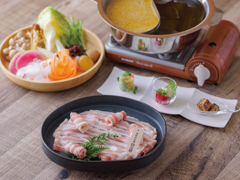 ゆめの大地四元豚コース（160g）