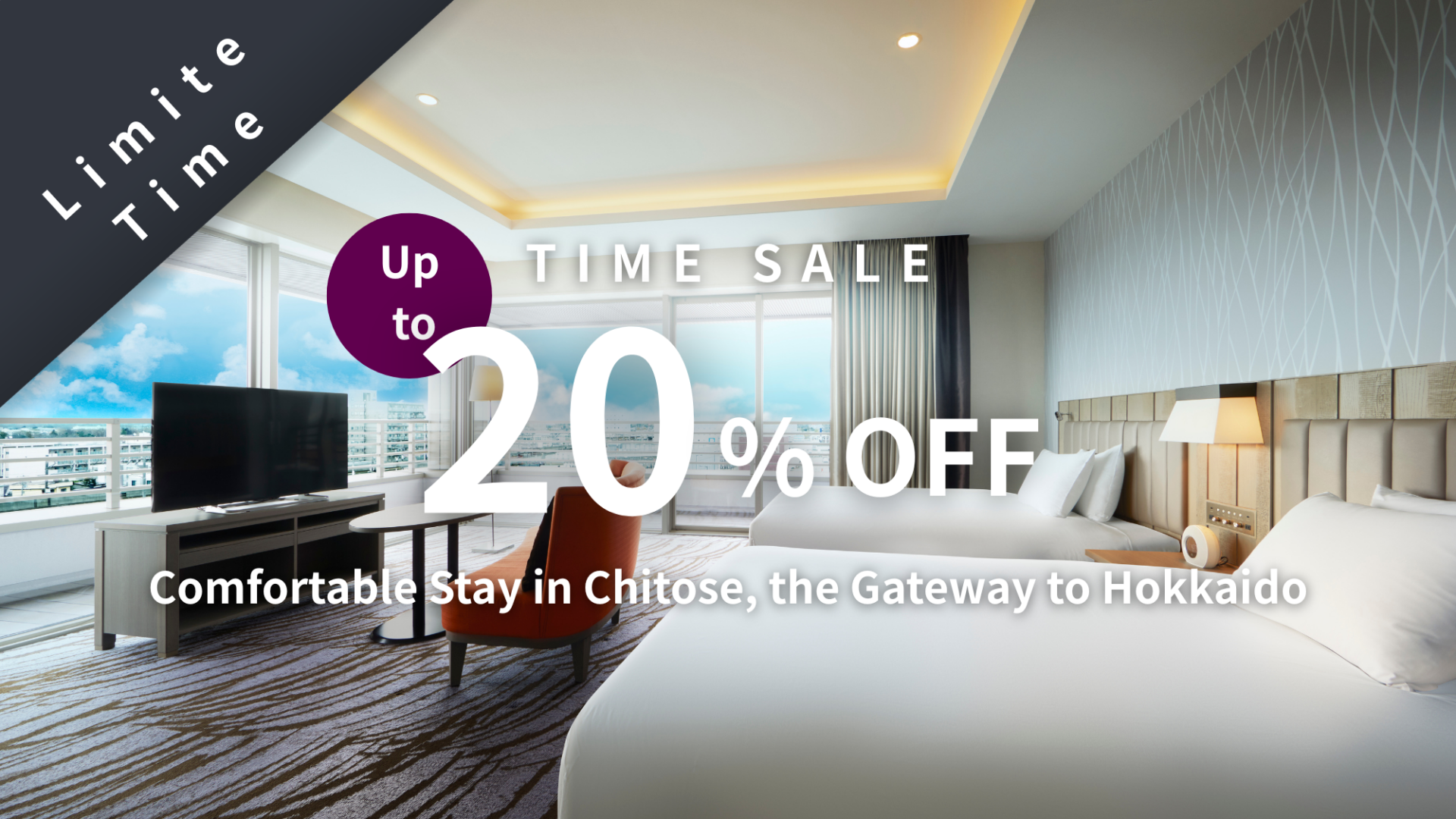 Limited-Time Sale | Up to 20% Off – Comfortable Stay in Chitose, the Gateway to Hokkaido