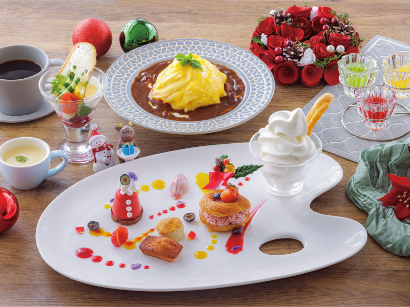 【クリスマスごほうびキャンペーン】スイーツ＆ランチ Christmas Palette 〜“Palette”が贈る、心あたたまるクリスマスランチ〜