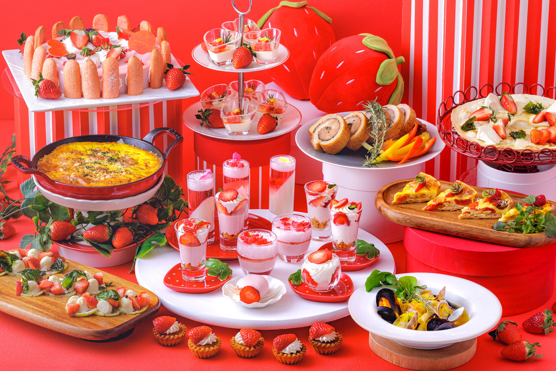 スイーツ＆ランチブッフェ「い・ち・ご」