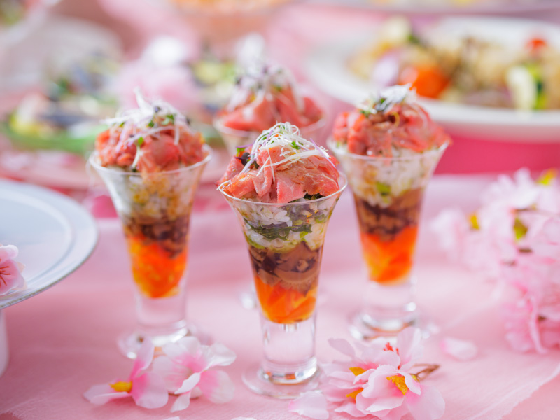 スイーツ＆ランチブッフェ「桜香る春スイーツと中国料理」GWスペシャルバージョン